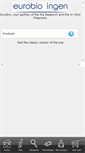 Mobile Screenshot of eurobio.fr